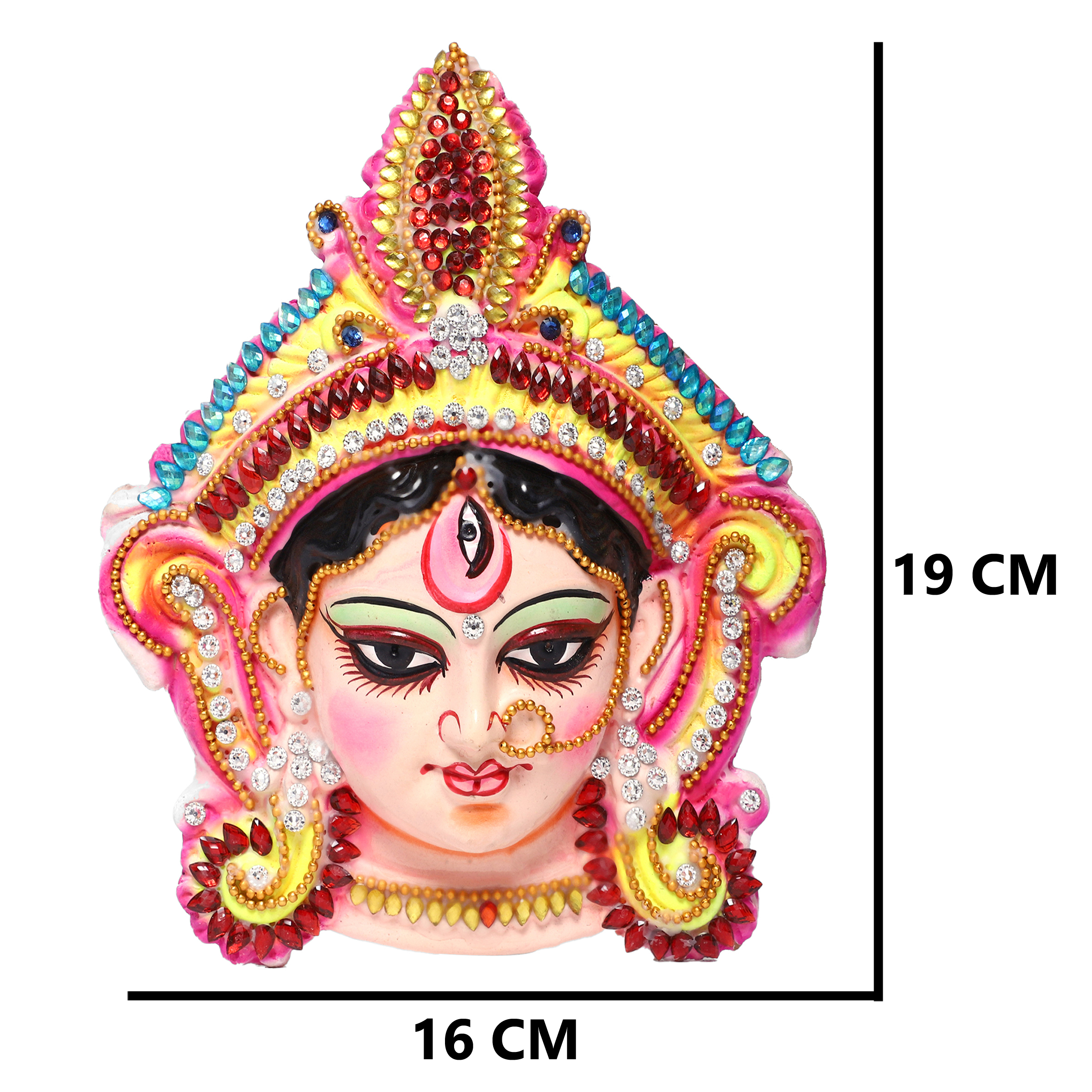 Durga Face - Decorated LxM